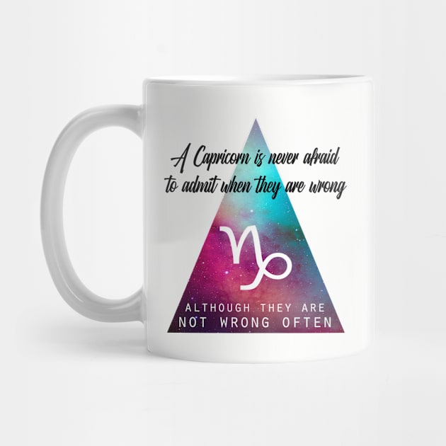 Geometrical Capricorn Zodiac Sign Quote by TheBlackCatprints